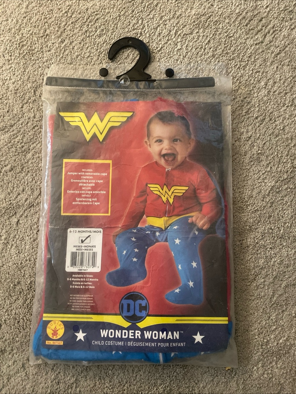 DC Comics Wonder Woman Costume for Babies by Rubies, 6- 12 months New